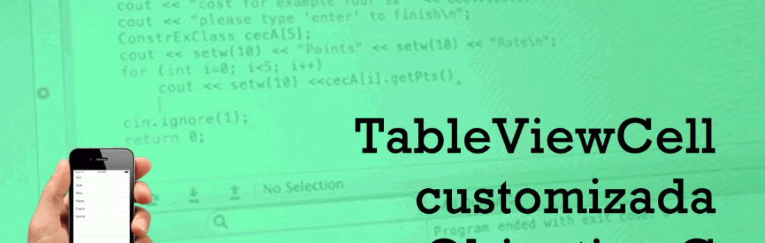 TableViewCell customizada em Objective C